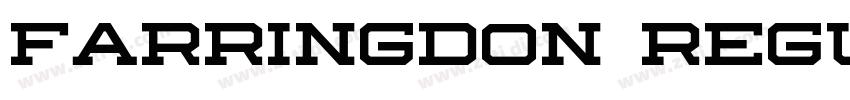 Farringdon Regular字体转换 Farringdon Regular字体转换